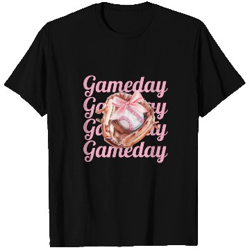 Discover Game Day Coquette Aesthetic Baseball Glove T Shirts