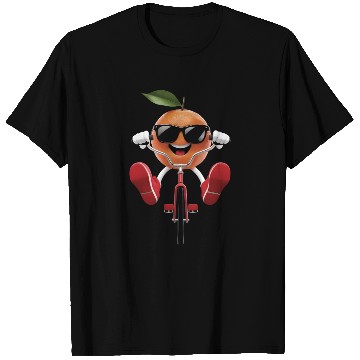 Discover Mandarin Cycling On Bike Realistic T Shirts