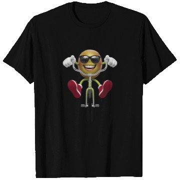 Discover Kiwi Cycling On Bike Realistic T Shirts