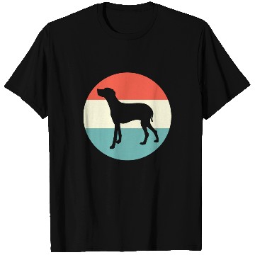 Discover Retro Weimaraner Dog Silhouette T Shirts