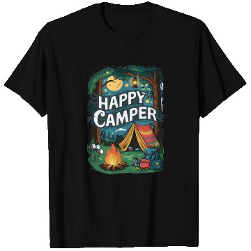 Discover Happy Camper Delight T Shirts