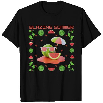 Discover Blazing Watermelon Summer T Shirts