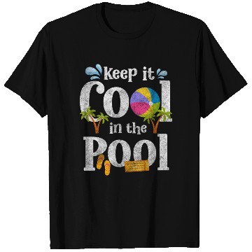 Discover Pool Party Diving Vacation Swimming Trunks T Shirts