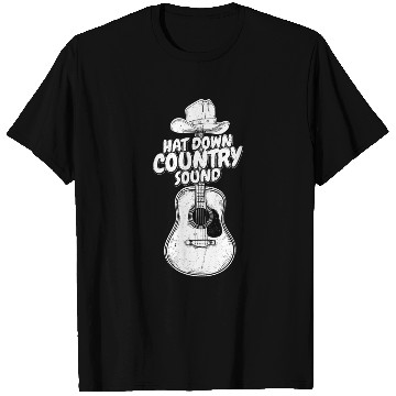 Discover Hat Down, Country Sound Cowboy Music T Shirts