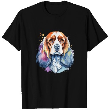 Discover American Cocker Spaniel Watercolor T Shirts