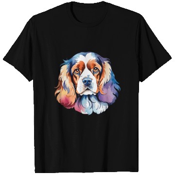 Discover American Cocker Spaniel Watercolor T Shirts
