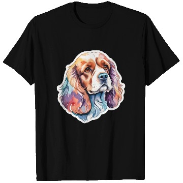 Discover American Cocker Spaniel Watercolor T Shirts