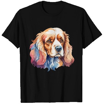 Discover American Cocker Spaniel Watercolor T Shirts