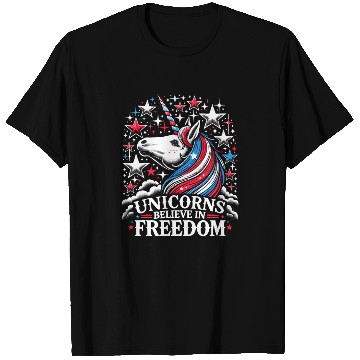 Discover Star-Spangled Unicorn with American Pride and T Shirts