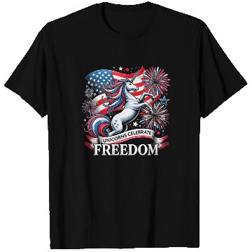 Discover Star-Spangled Unicorn with American Pride and T Shirts