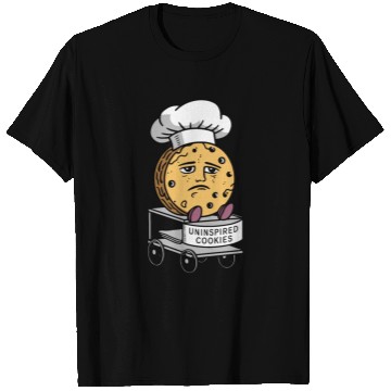 Discover Uninspired Cookies Vintage Cookie Design T Shirts