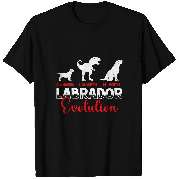 Discover Labrador EVOLUTION Labrador Lovers Funny T Shirts