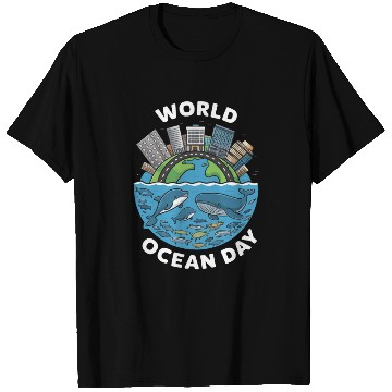 Discover world ocean day T Shirts