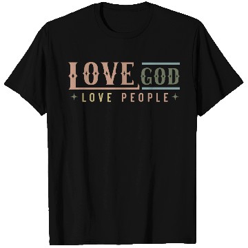 Discover Love God Love People T Shirts