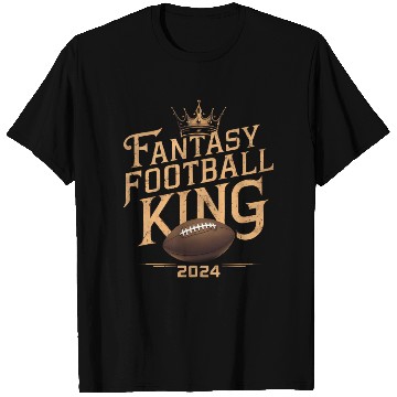 Discover FANTASY FOOTBALL KING 2024 T Shirts