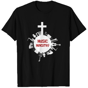 Discover Music Ministry Christian Instruments Music T Shirts