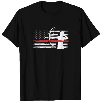 Discover America USA Flag Archery T Shirts