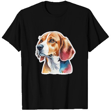 Discover Beagle Watercolor T Shirts