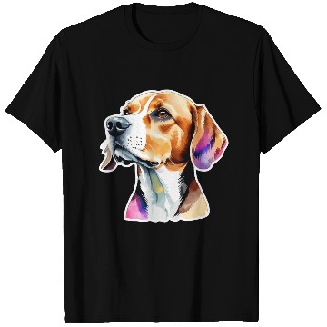 Discover Beagle Watercolor T Shirts