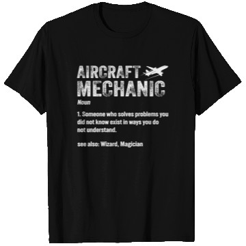 Discover Aircraft Mechanic Funny Pilot & Aviation Airplane T Shirts