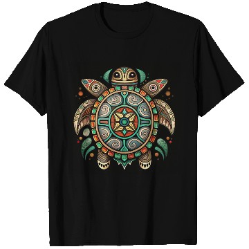 Discover Native totem turtle Drawing ethnic tribal animals T Shirts
