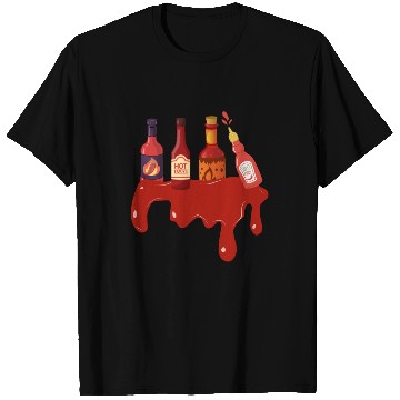Discover Hot Sauce Hot Sauces Foodie Tea Spicy Hot T Shirts