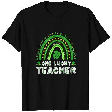 Discover St Patricks Day One Lucky Teacher Ireland T Shirts