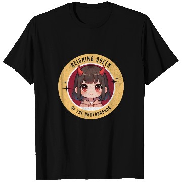 Discover Queen of underground mean girl cute kawaii design T Shirts