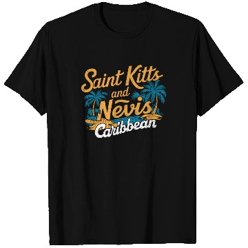 Discover Saint Kitts And Nevis Caribbean Souvenir T Shirts