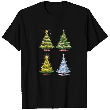 Discover Green Tree Christmas Holiday Winter T Shirts