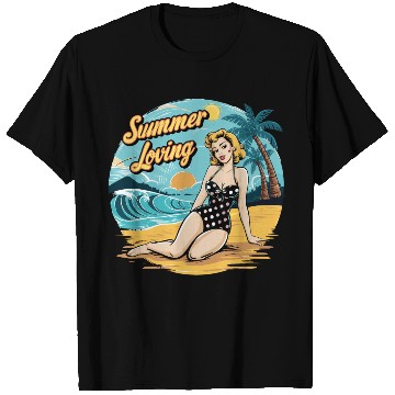 Discover Retro Summer Loving Beach Vibes for a Beach Lover T Shirts