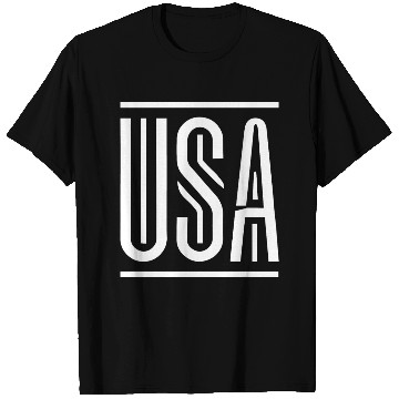 Discover USA Typographic Artwork T Shirts