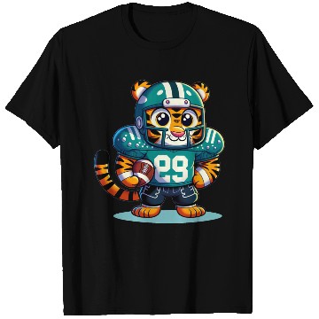 Discover Cute American Football Player Tiger T Shirts
