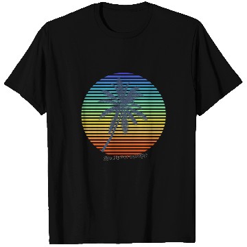 Discover Summer Rainbow Palm T Shirts