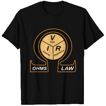 Discover ohm law symbol formula Triangle T Shirts engineers