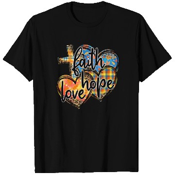 Discover Faith Hope Love Hearts Cross Religion T Shirts