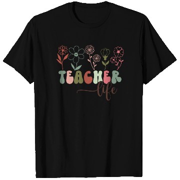 Discover Floral Teacher Life Happy Teacher Day T Shirts