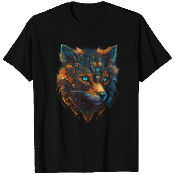 Discover Robot Blue Animal Fantasy T Shirts