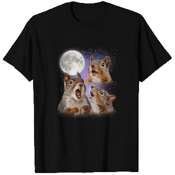 Discover Funny Squirrel Moon Space! Nerd, Geed, Science T Shirts