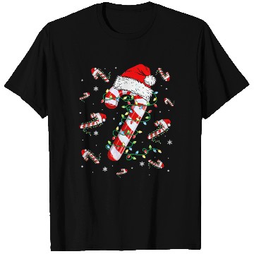 Discover Candy Cane Lights Christmas T Shirts