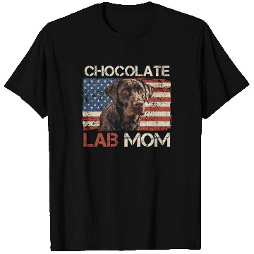 Discover Labrador Retriever CHOCOLATE LAB MOM Labrador T Shirts