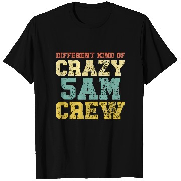 Discover Workout Squad 5 AM Crew Funny Gym Saying Retro T Shirts