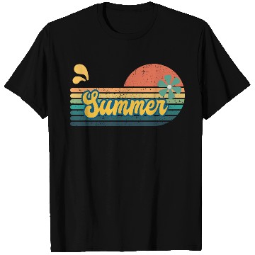 Discover Vintage Aesthetic Graphics Summer Retro Design T Shirts