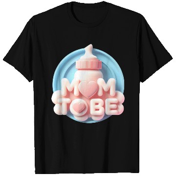 Discover Cute Mom To Be Baby Announcement Design T Shirts