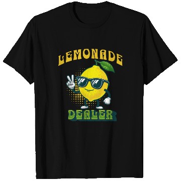 Discover Lemonade Dealer Lemon Juice Stand Store Staff T Shirts