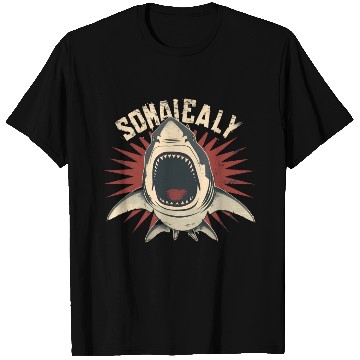 Discover Retro Grunge Shark T Shirts Design | Vintage Vector