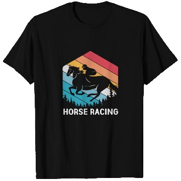 Discover Retro Equestrian Riding Jockey Horse Racing T Shirts
