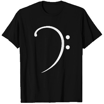 Discover Music Bass Clef Note Cool Sound Symbol Two Points T Shirts