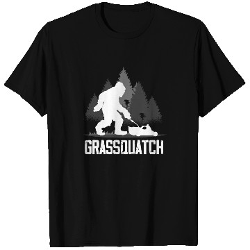 Discover Landscaper Gardener Bigfoot Lawn Mowing T Shirts
