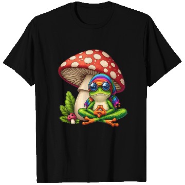 Discover Sweet Mushroom Frog T Shirts